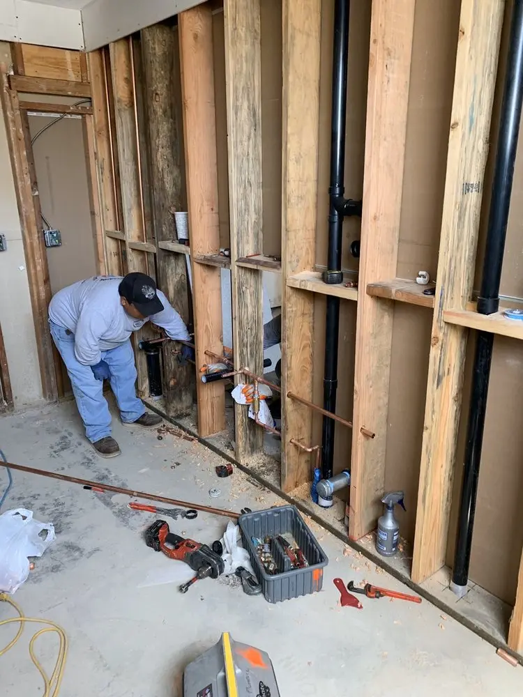 Commercial rough-in plumbing for Gas Line Repair in Christian Hills